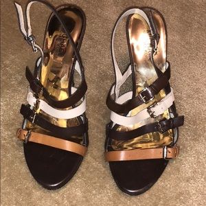 Barely worn Michael kors heeled sandals